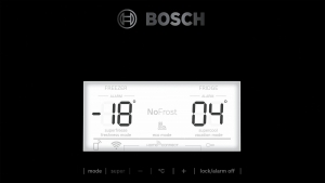 Холодильник з нижньою морозильною камерою BOSCH KGN39LB316