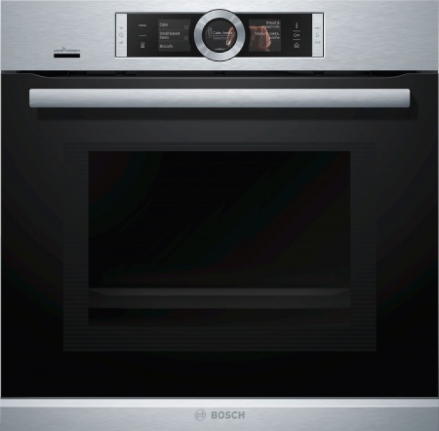 Вбудована духова шафа з мікрохвильовим режимом і функцією пари BOSCH HNG6764S6